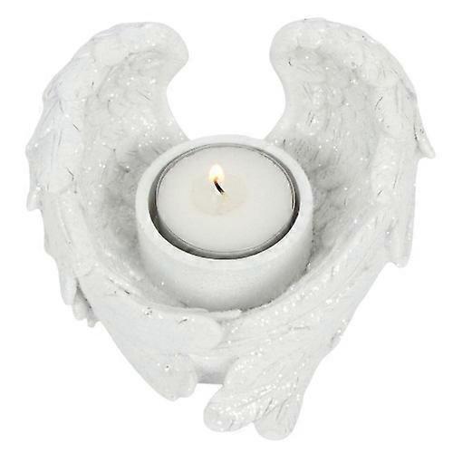 Something Different Glitter Angel Wing Candle Holder
