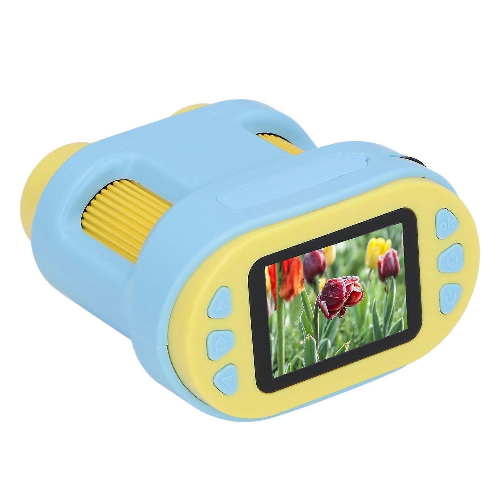 Digital Microscope 1000X FHD Video 2.0" Screen Blue Pocket Camera