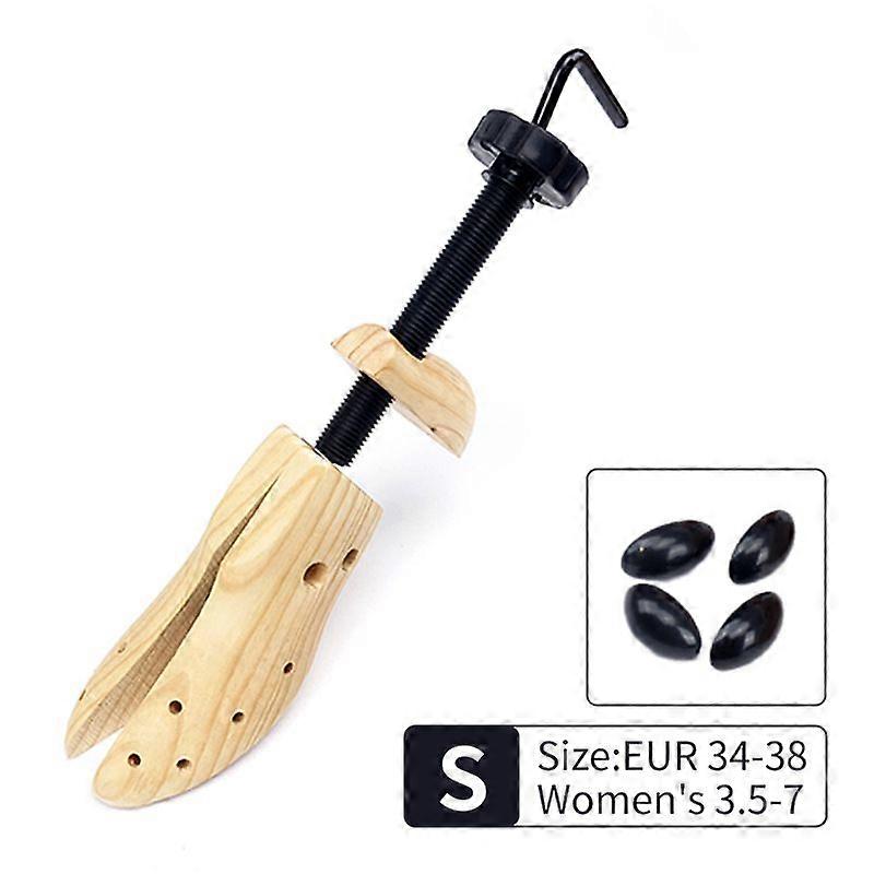 Shoe Stretcher Adjustable Wooden Professional Widener Shoe Expander Unisex for Men Women S 3438 Size