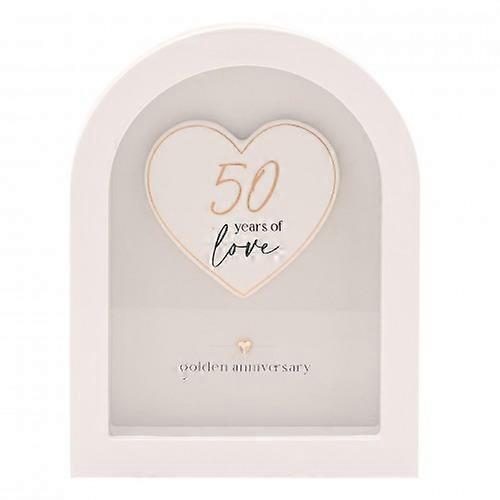 Amore Arch Plaque 18cm - 50 Years
