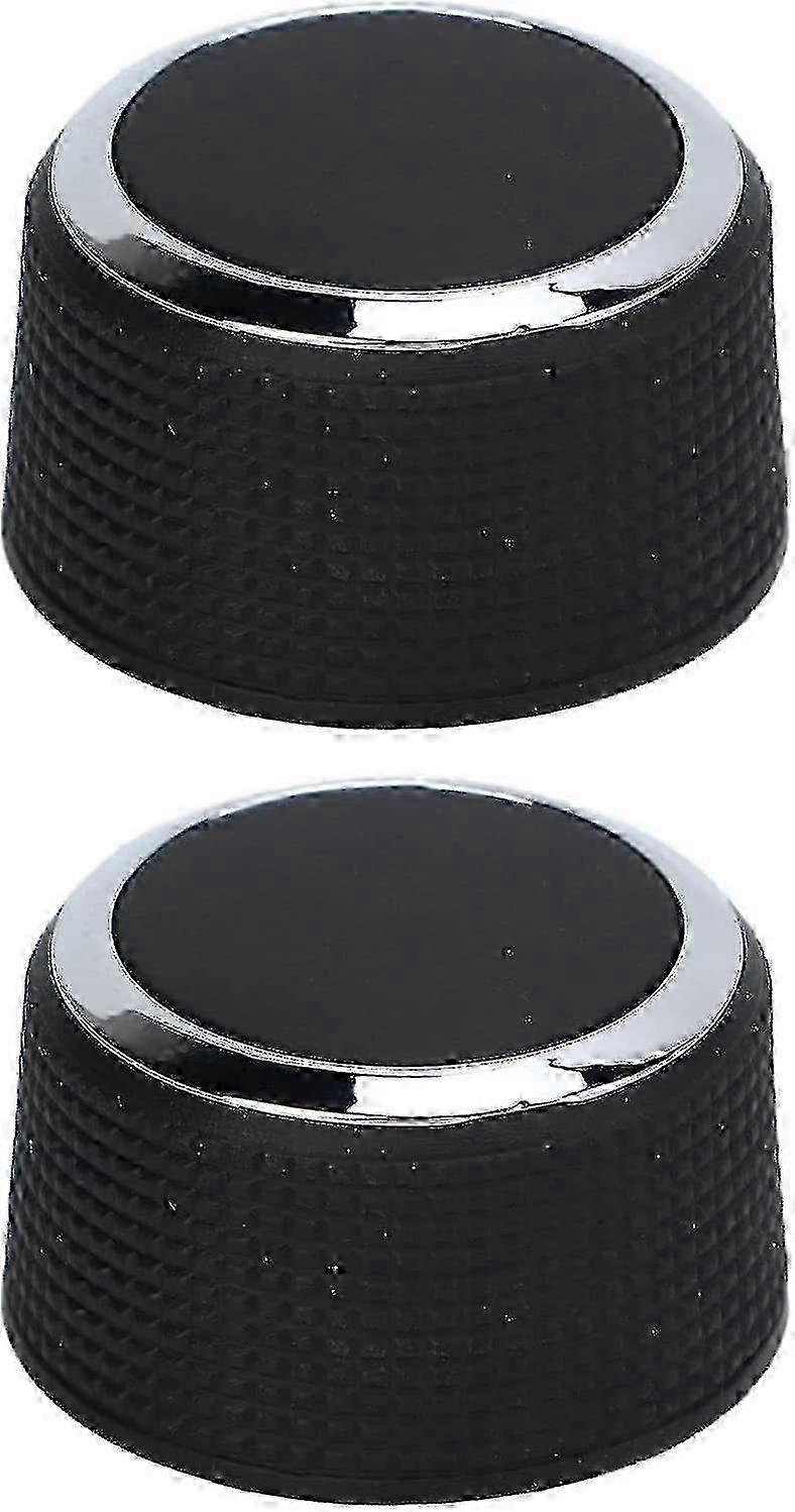 Car Volume Control Knob Volume Adjustment Button (black) (2pcs)