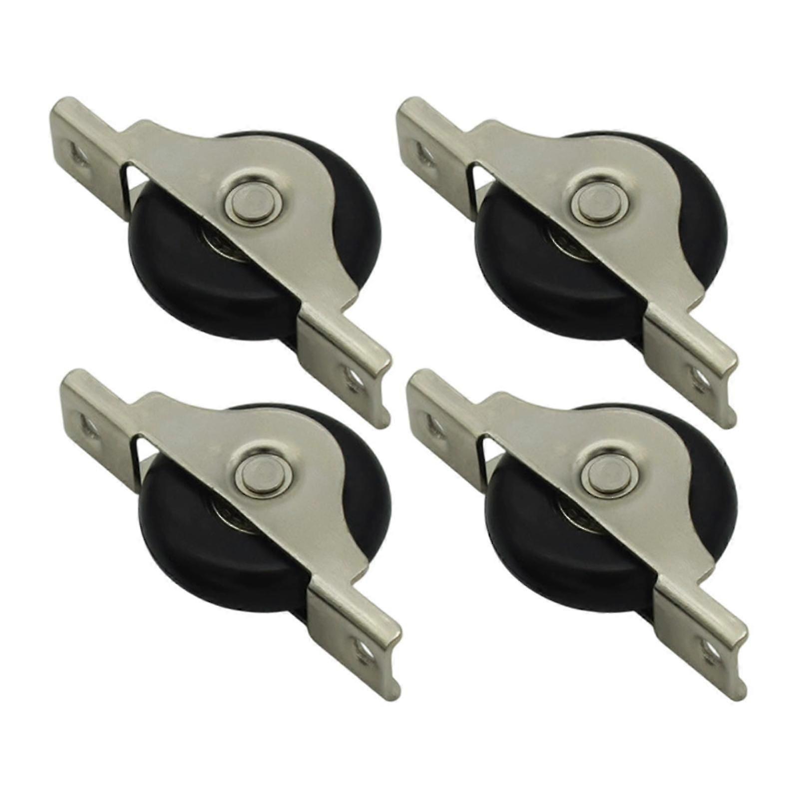 4 Pieces Push Pull Window Pulley Nylon Pulley Replacement Hardware Wear