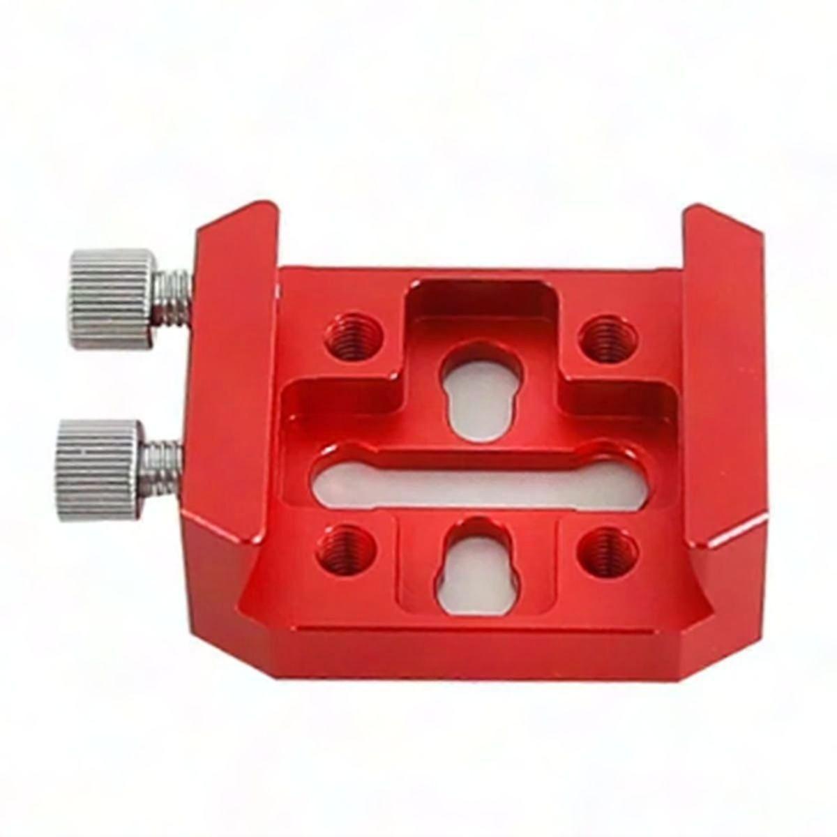 Red Short Dovetail Plate for Telescope Guide Mirror Mounting