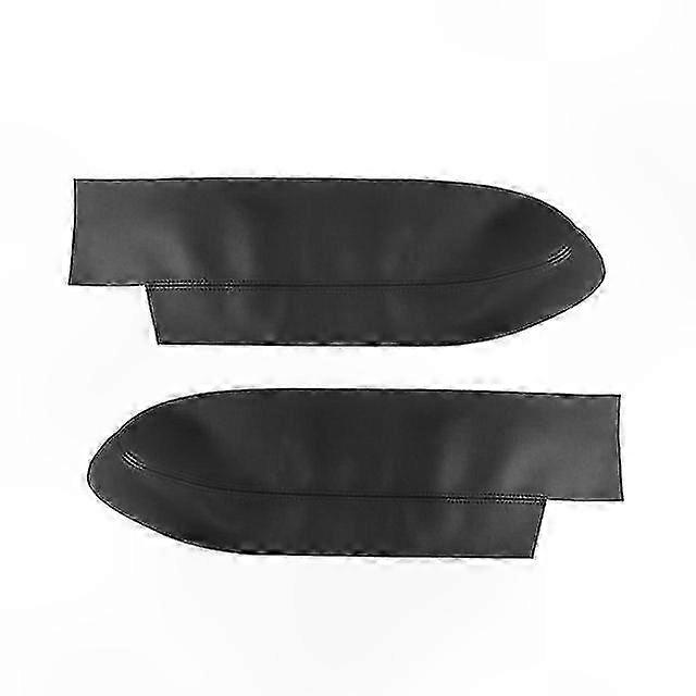 2pcs Microfiber Leather Front Door Panel Armrest Cover for 2007-2011 SUV Models Interior Protective Trim Accessory