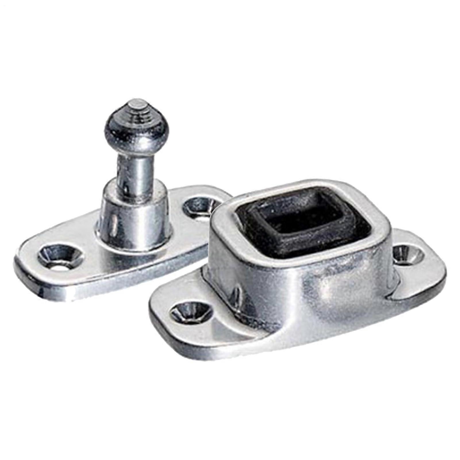 RV Door Holder Latch with Rubber and Aluminum, Baggage Catch Stopper for Camper Trailer and Caravan, Secure Entry Lock Hook