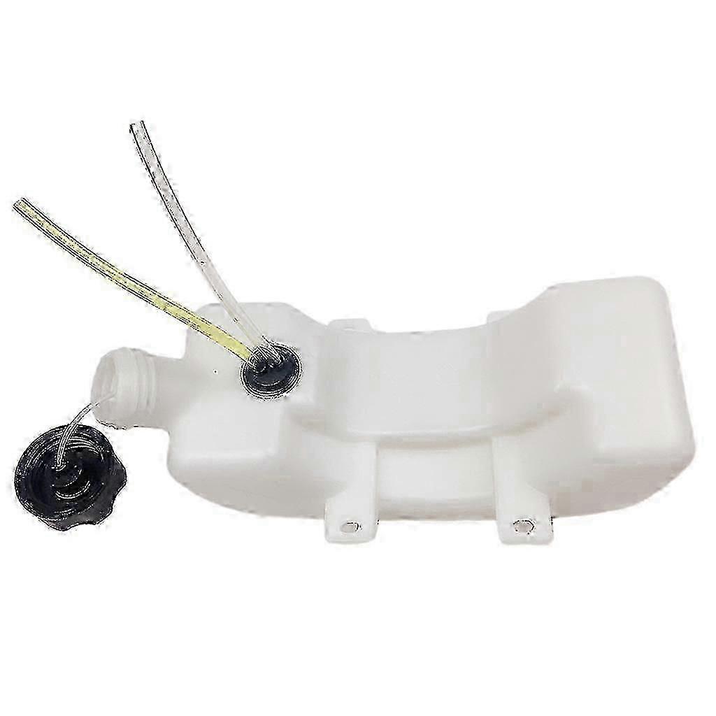 Valkoinen 40-5-trimmeri integroidulla polttoainesäiliöllä helpottaa tankkausta