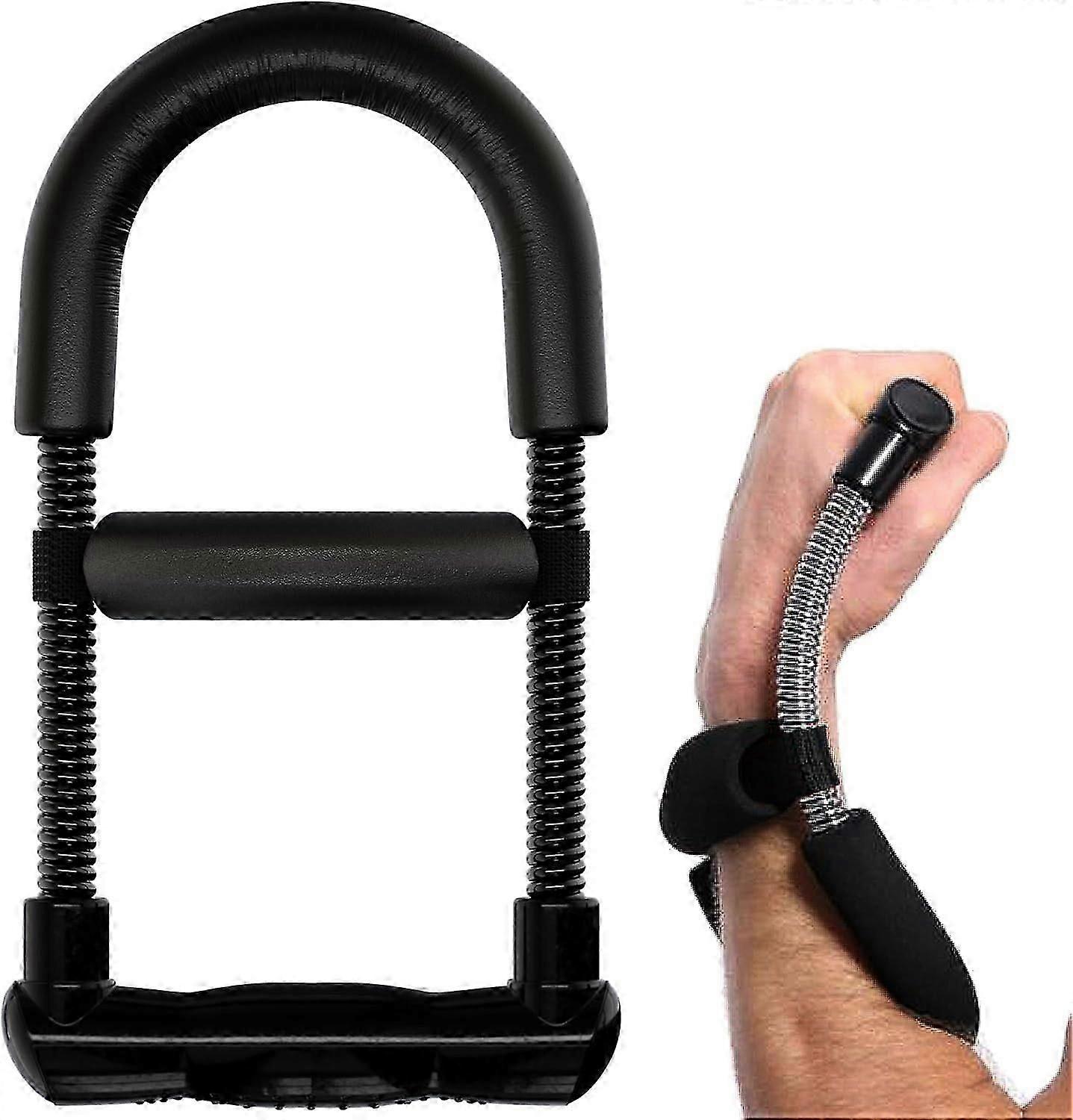 Ergonomic wrist trainer for rock climbers