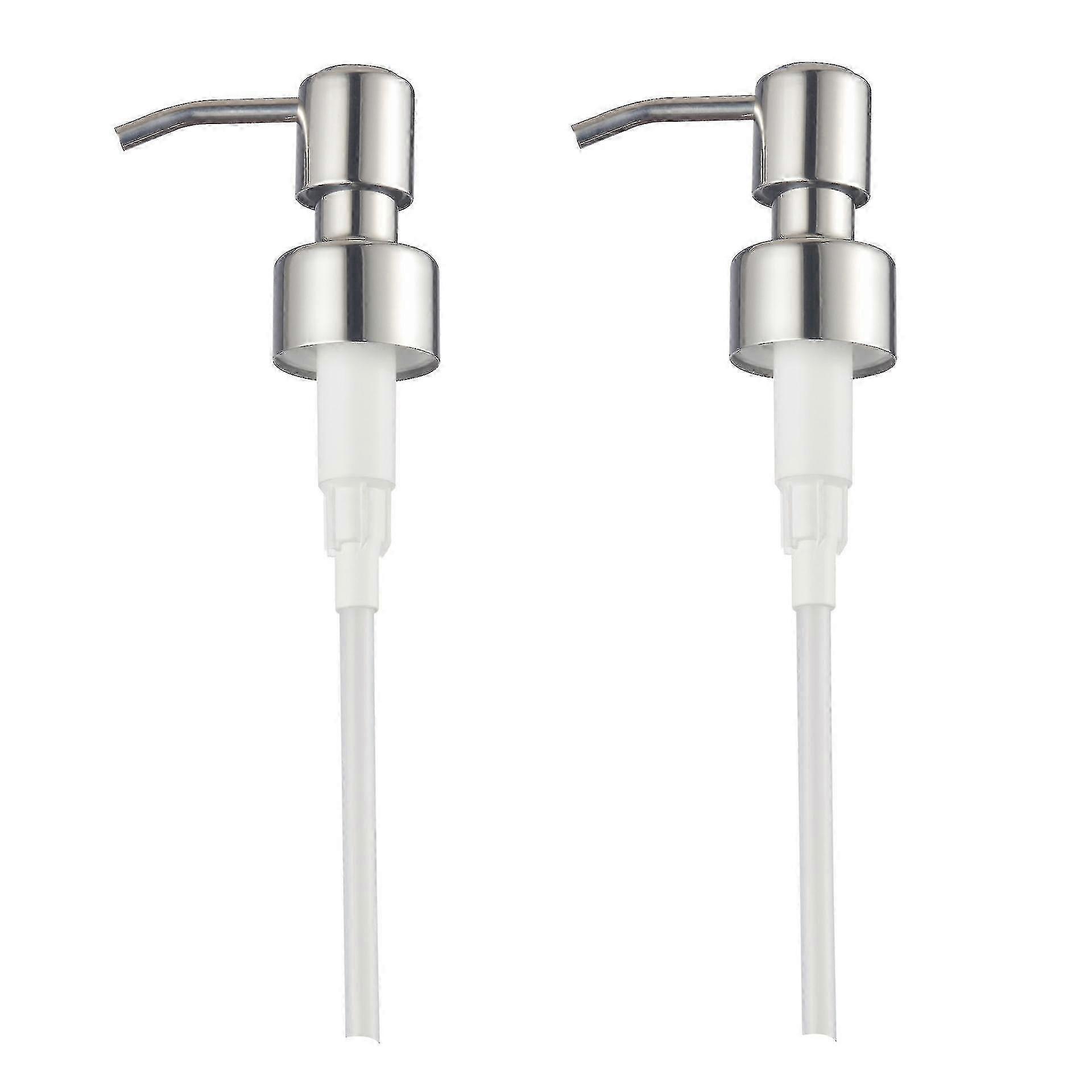 Stainless Steel Soap Dispenser Pump Replacement 2Pcs