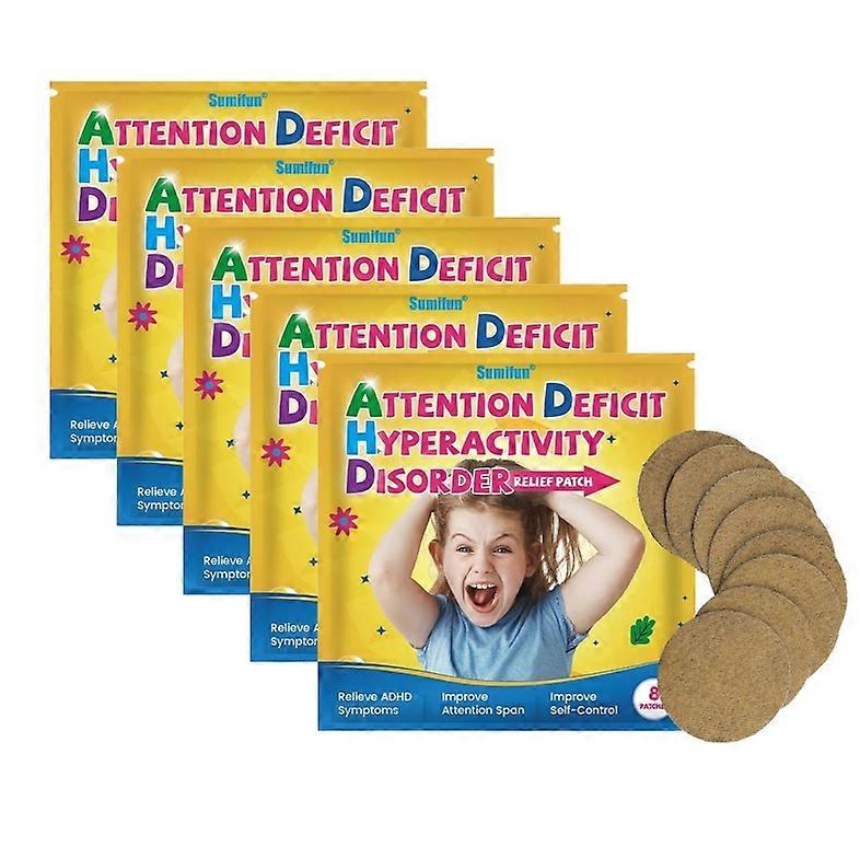 1-5Pack Hyperactivity Treatment Patch Paediatric ADHD Kids Sticker Focus Attention