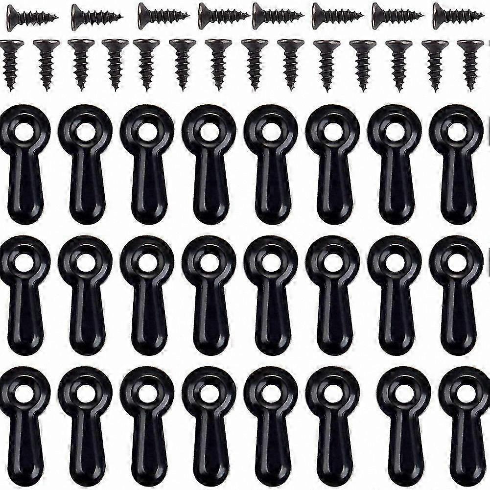 100-Pack Picture Frame Clips with Turn Button Fasteners for Backing Support
