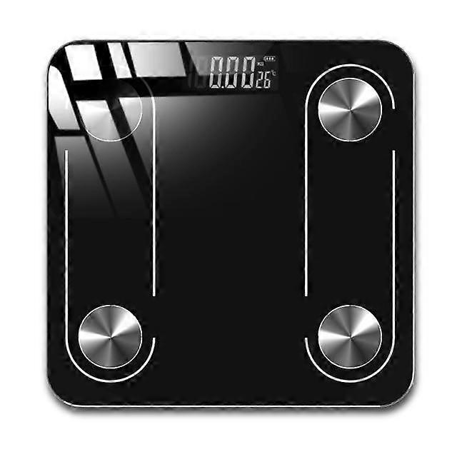 Bluetooth smart fat scale electronic weighing scale(Black)