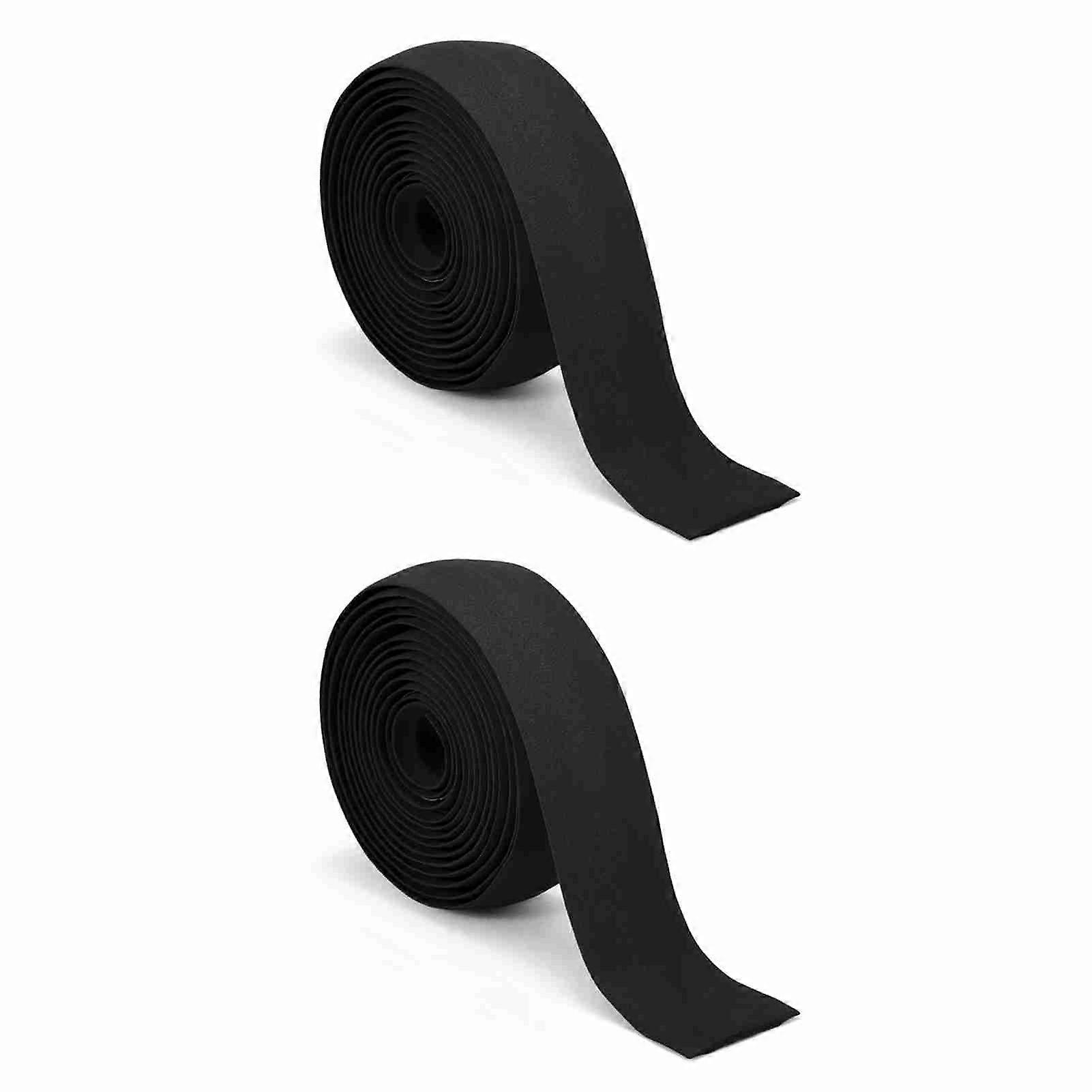 2pcs EVA Soft Bike Handlebar Tape 211x3x0.28cm Non-Slip Wrap