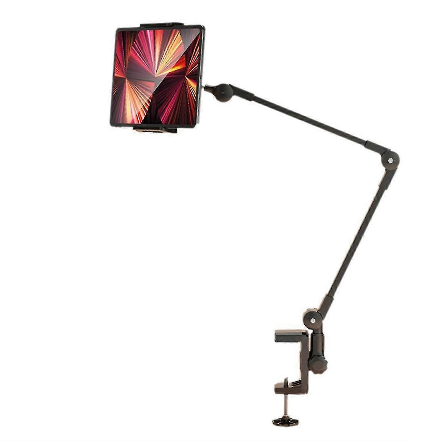 Lazy Person Bracket Tablet Holder Desk Stand Adjustable Black