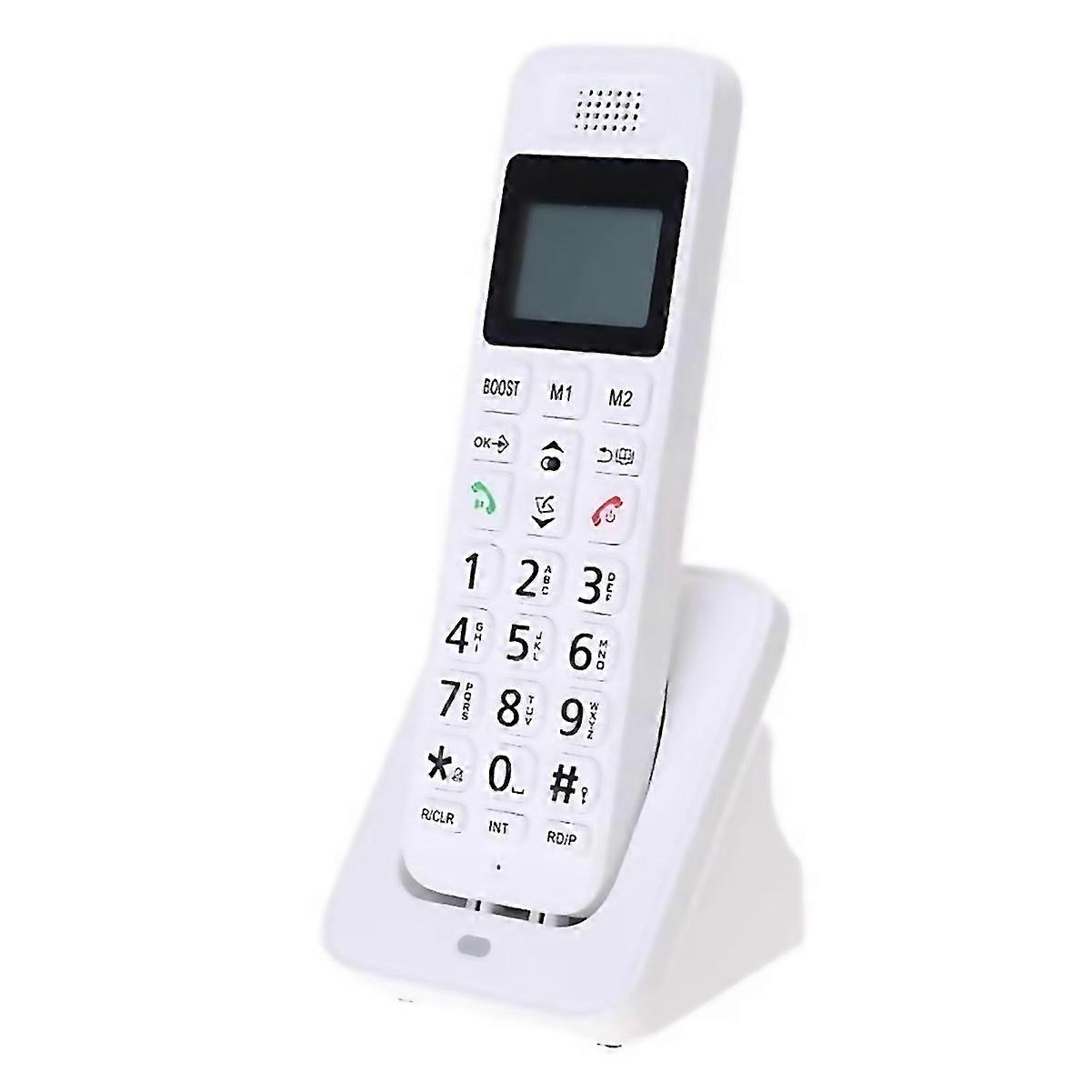 For D1018 Home Handheld Digital Wireless Telephone Euplug White