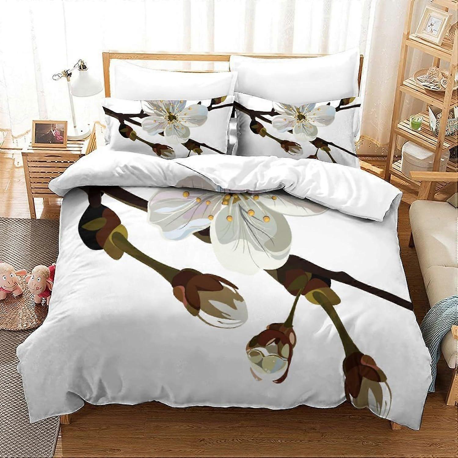 Toy Story Duvet Cover 3 PCS Hotel Quality Quilt Cover Bedding Set Bed Covers with Pillowcases with Zipper Closure Breathable Stylish Comforter 140x200
