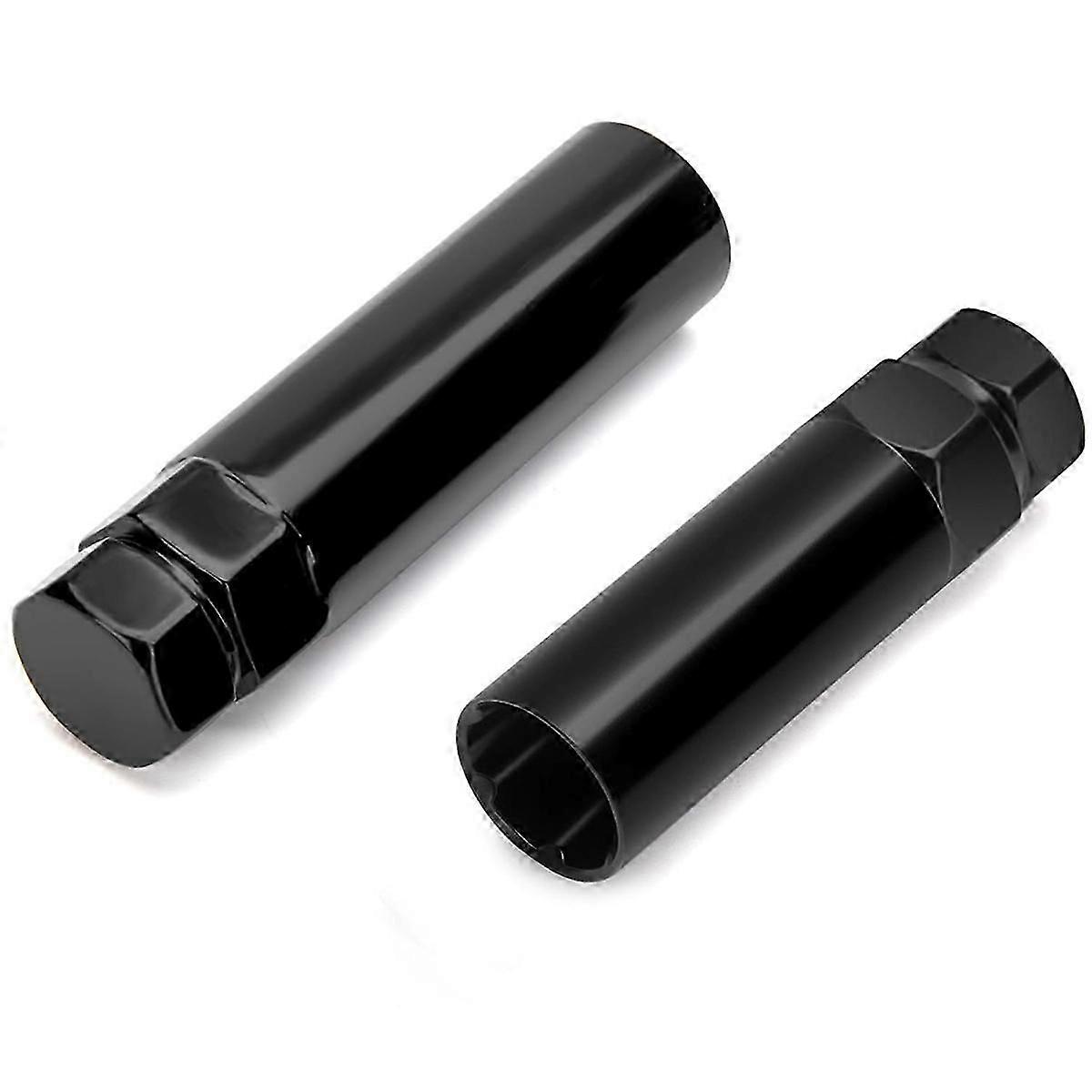 Small 6 Spline & 7 Spline Sockets Fuel Rim Lug Nut Key Wrench for Aftermarket Lugnuts 14x1.5, 14x2.0