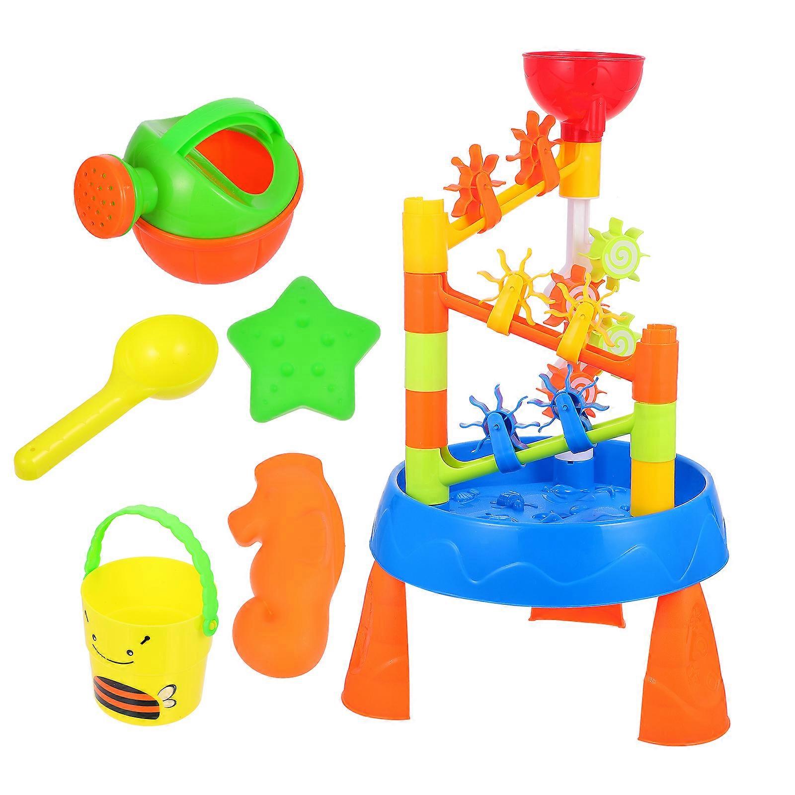 Beach Sand Toy Sand Table Toy for Kids 1Set with Windmill for Playing