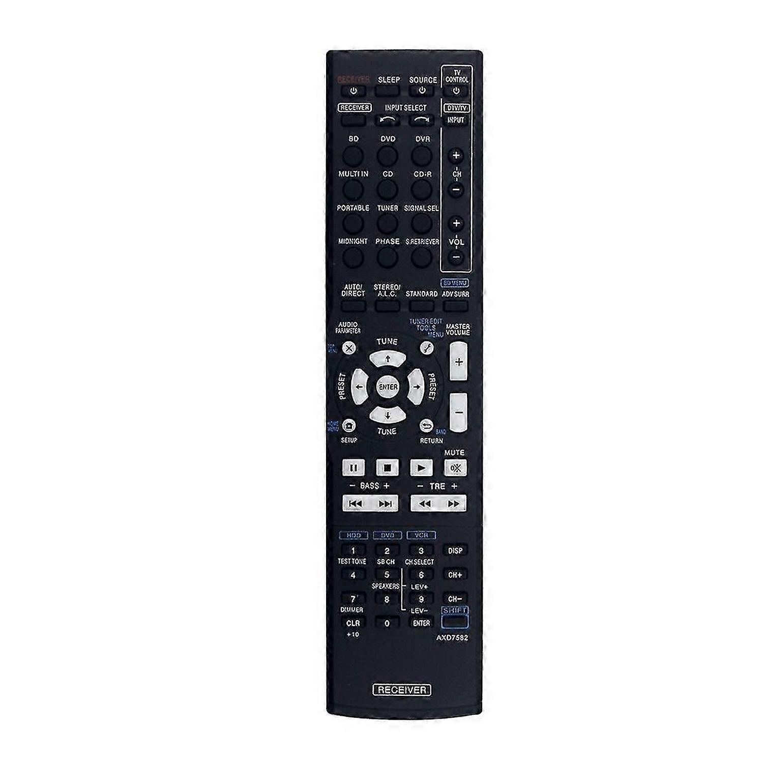 Replace Remote Control AXD7582 for AV Receiver VSX-519V SX-319V VSX-519V-K SX-319V-K VSX-519V-S AXD7
