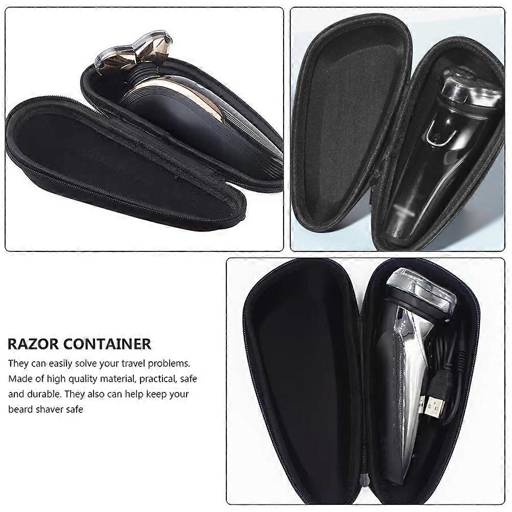 Beard Organizer Eva Storage Case for Storage 2Pcs Black