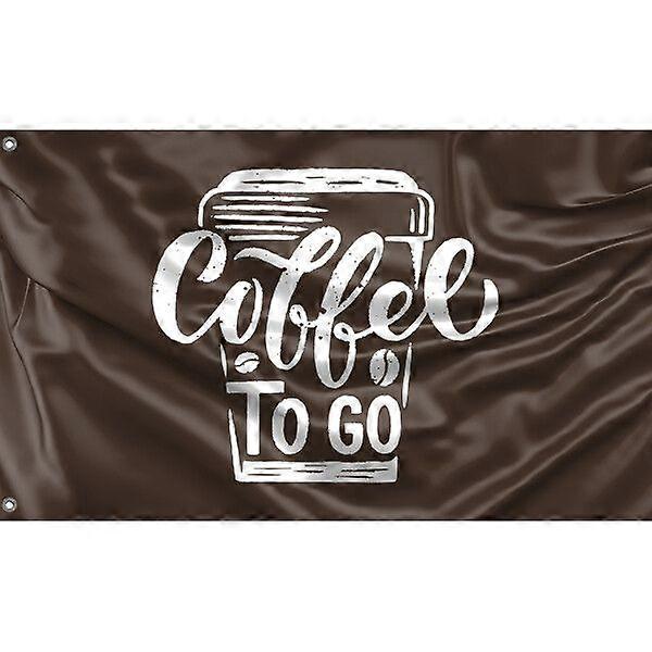 Coffee To Go Dark Flag FG1393