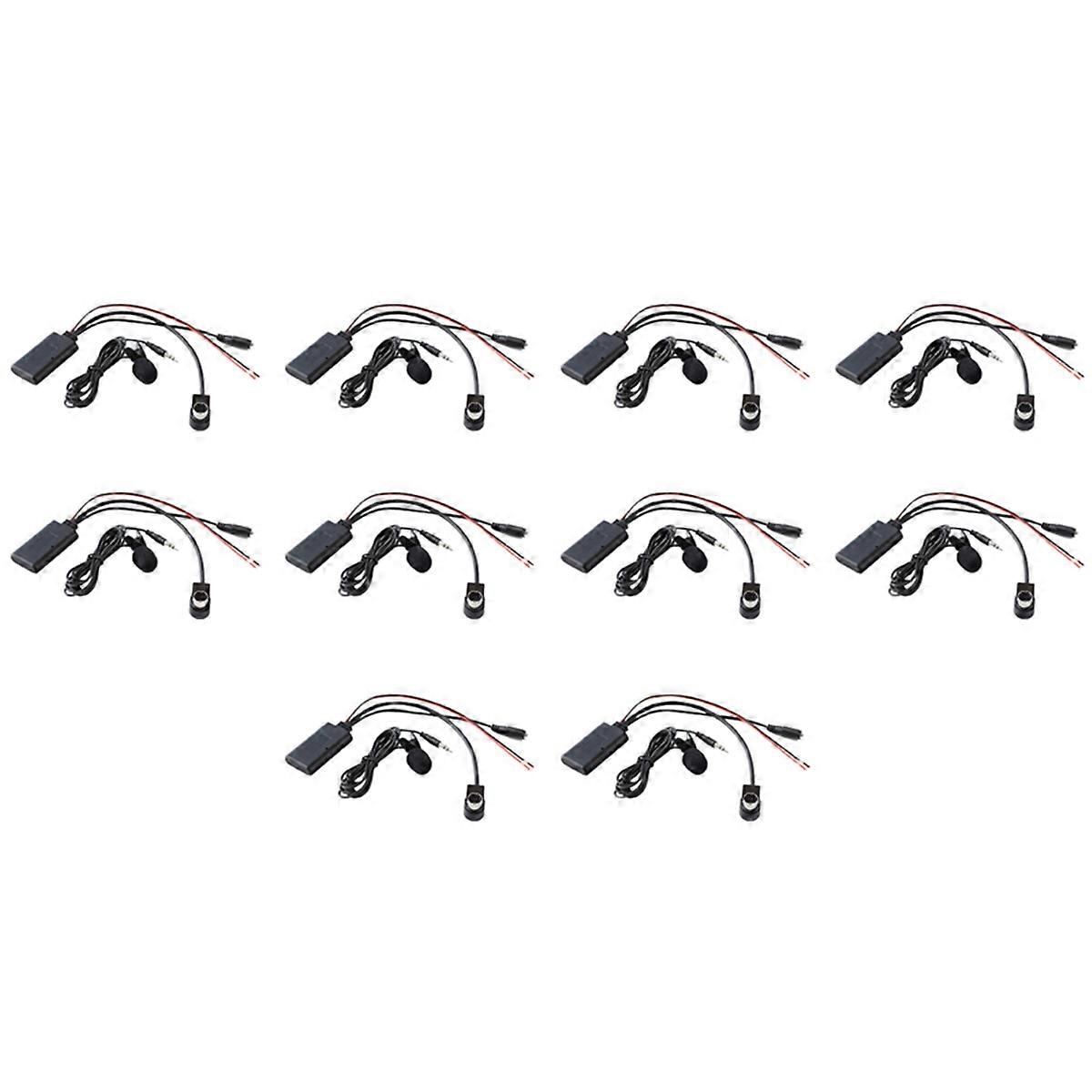 20X Car Bluetooth AUX Adapter Wireless Audio Phone Call Handsfree Microphone for -121B AI-NET -9857