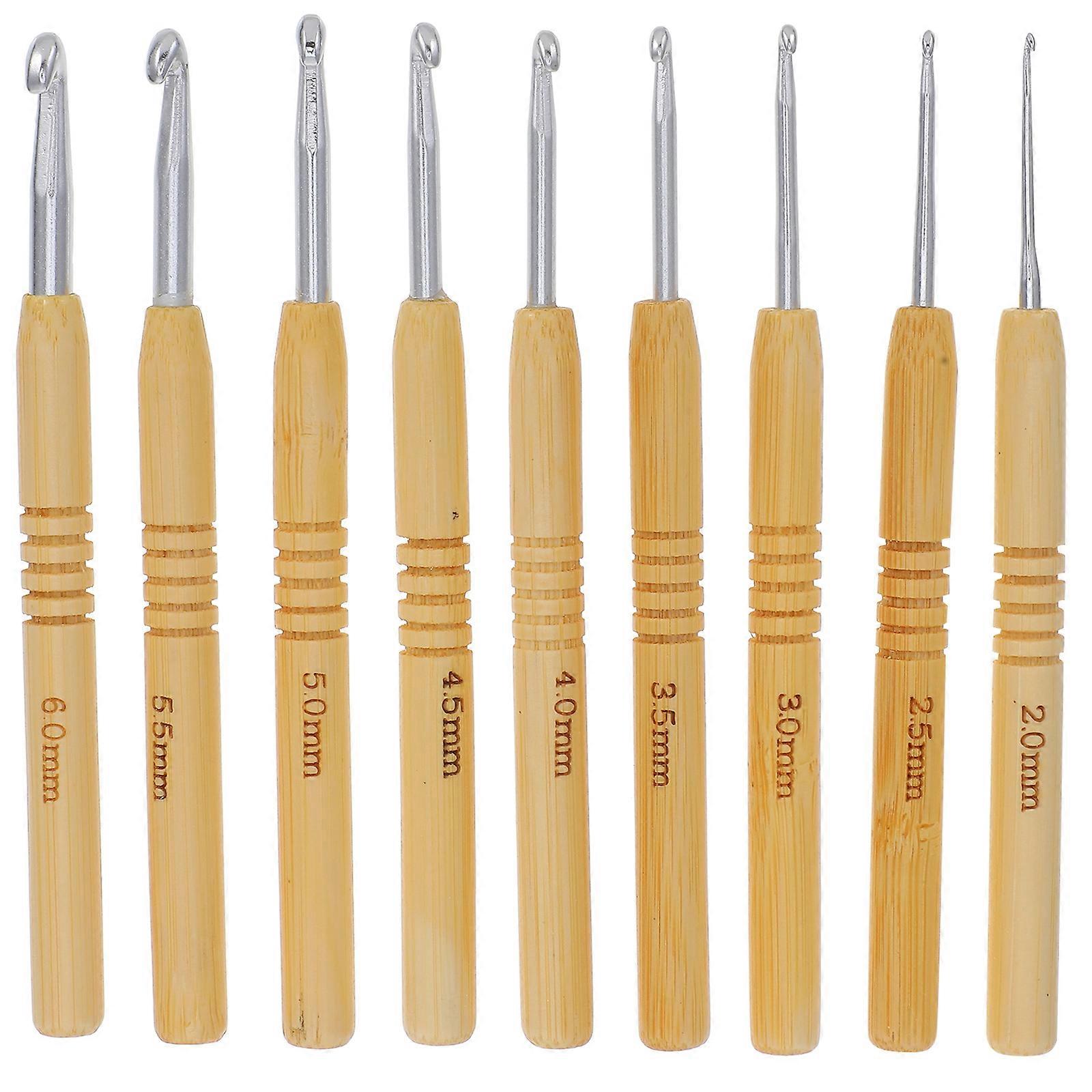 Extra Large Crochet Hook Single Ended Crochet Hook for Hair 45Pcs Set