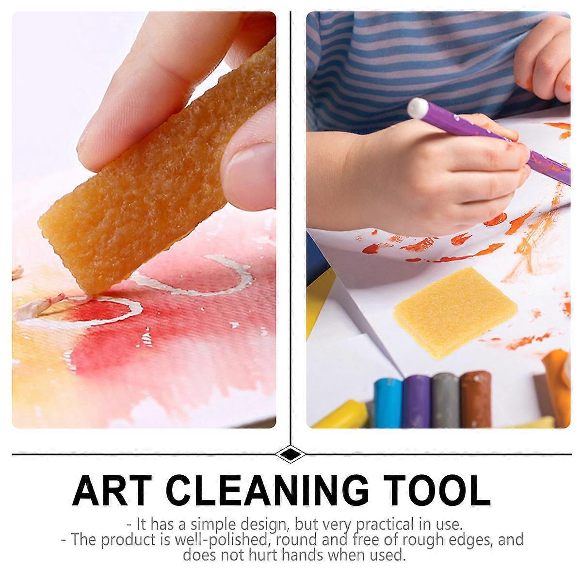 Pigment Remover Rubber Cleaning Brush for Painting Use 6Pcs Set