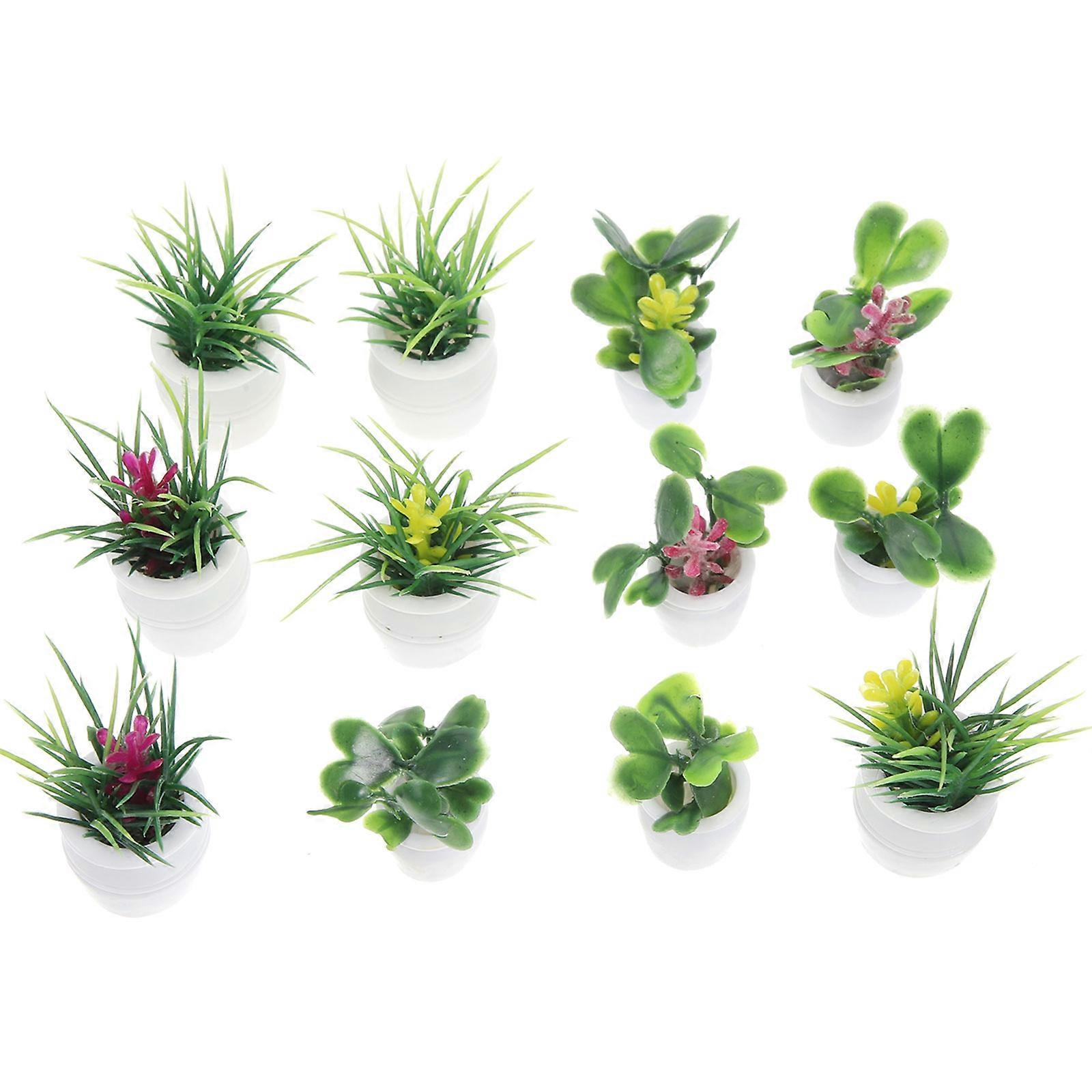 Tiny Bonsai Decor Doll House Ornament for Decor 28Pcs Set