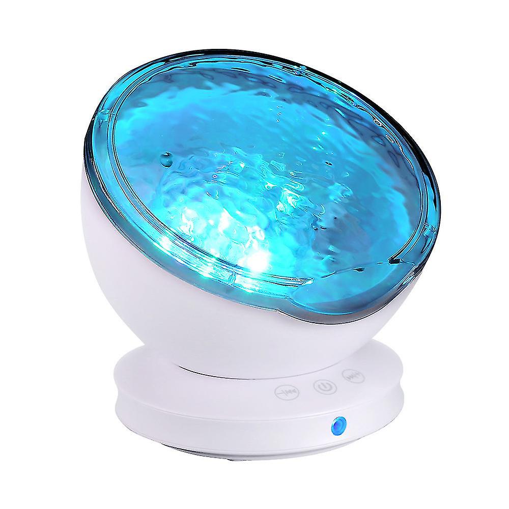 Ocean Wave Projector Led Night Light Skylight Projector Sleep Aids Music Player