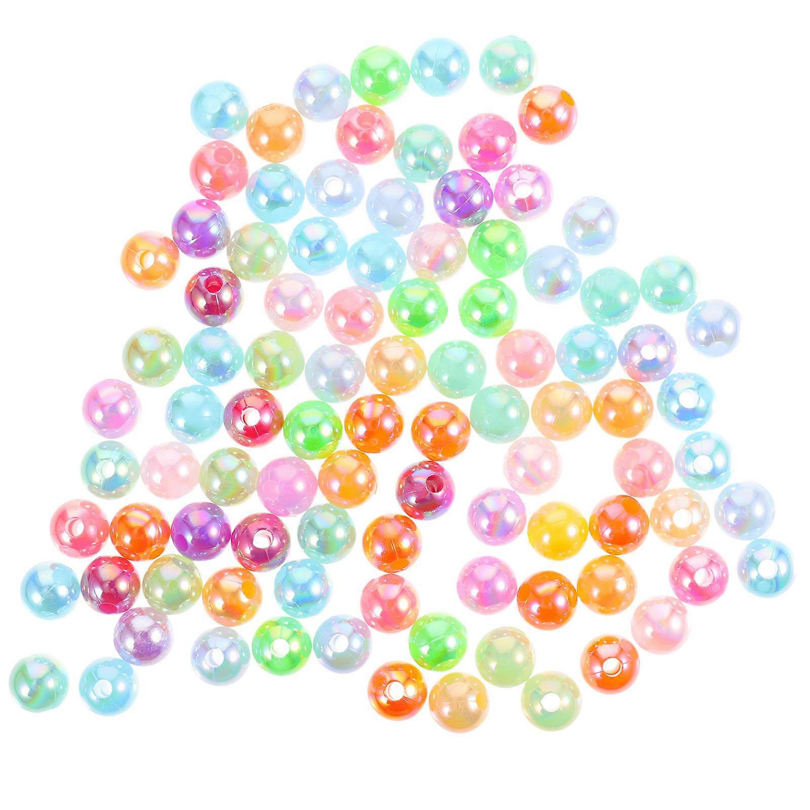 Smooth Surface DIY Craft Beads 1000 Pcs Round Colorful Spacer Beads For Handicraft Enthusiasts