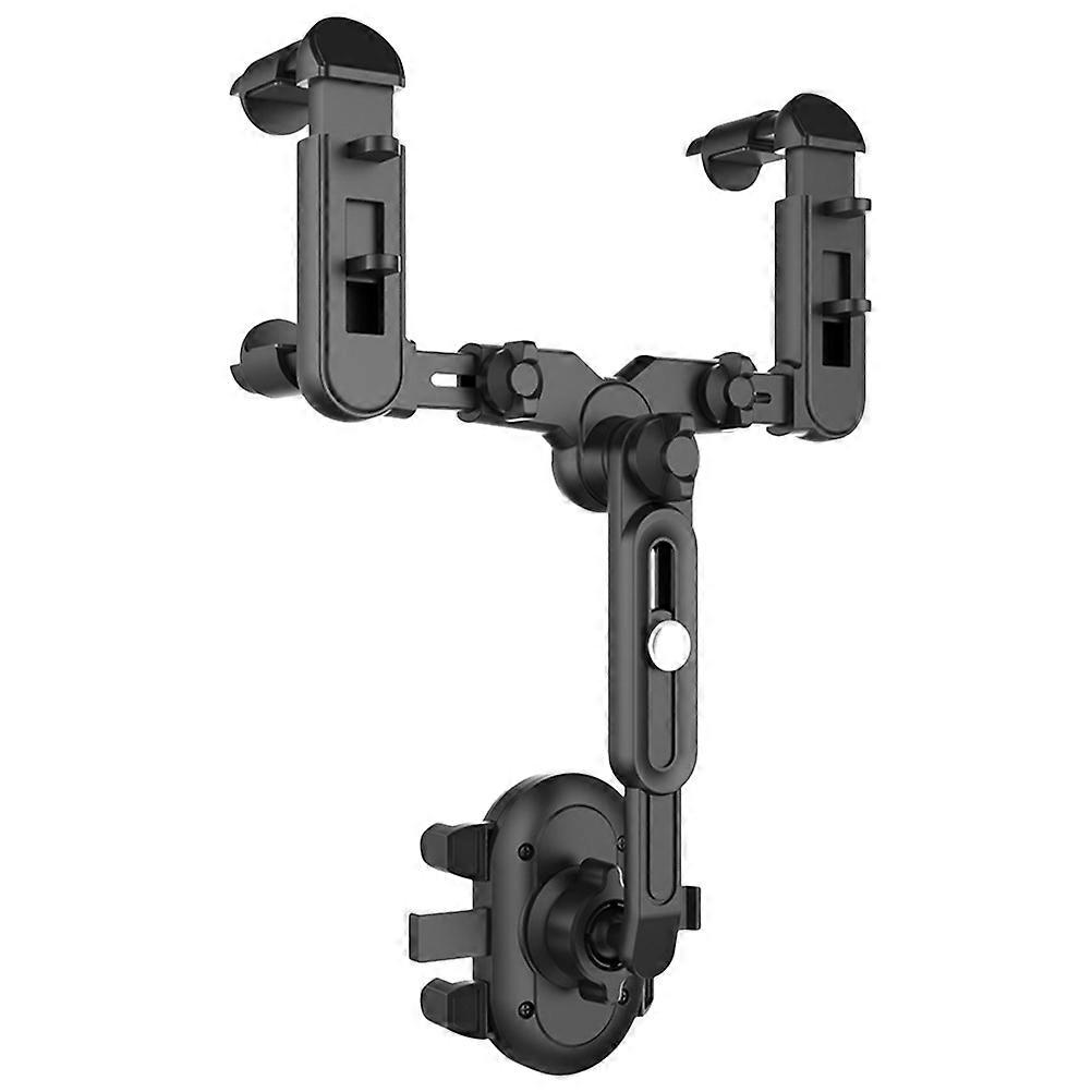 Rotatable Rear View Mirror Phone Holder Multifunctional for 5Pcs Car