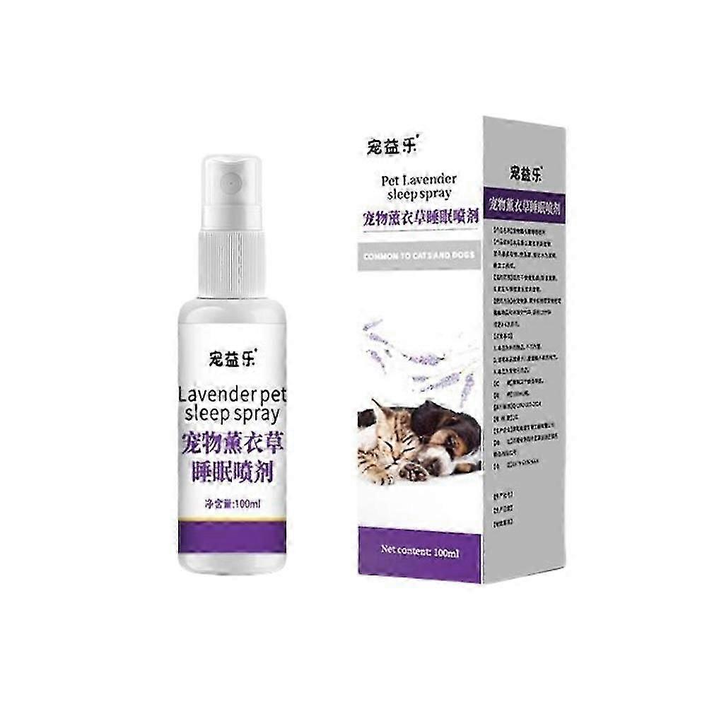Pets Lavender Sleep Spray for Cat Dog 100ml, Calming Spray
