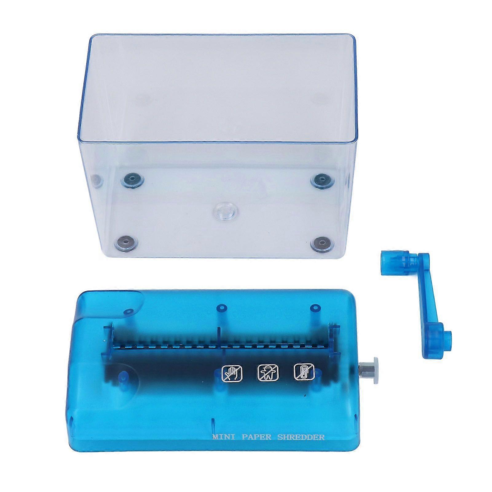 Hoog - kwaliteits A6 Mini Manuscriptversnipperaar Draagbare Document Versnipperaar Handdocument