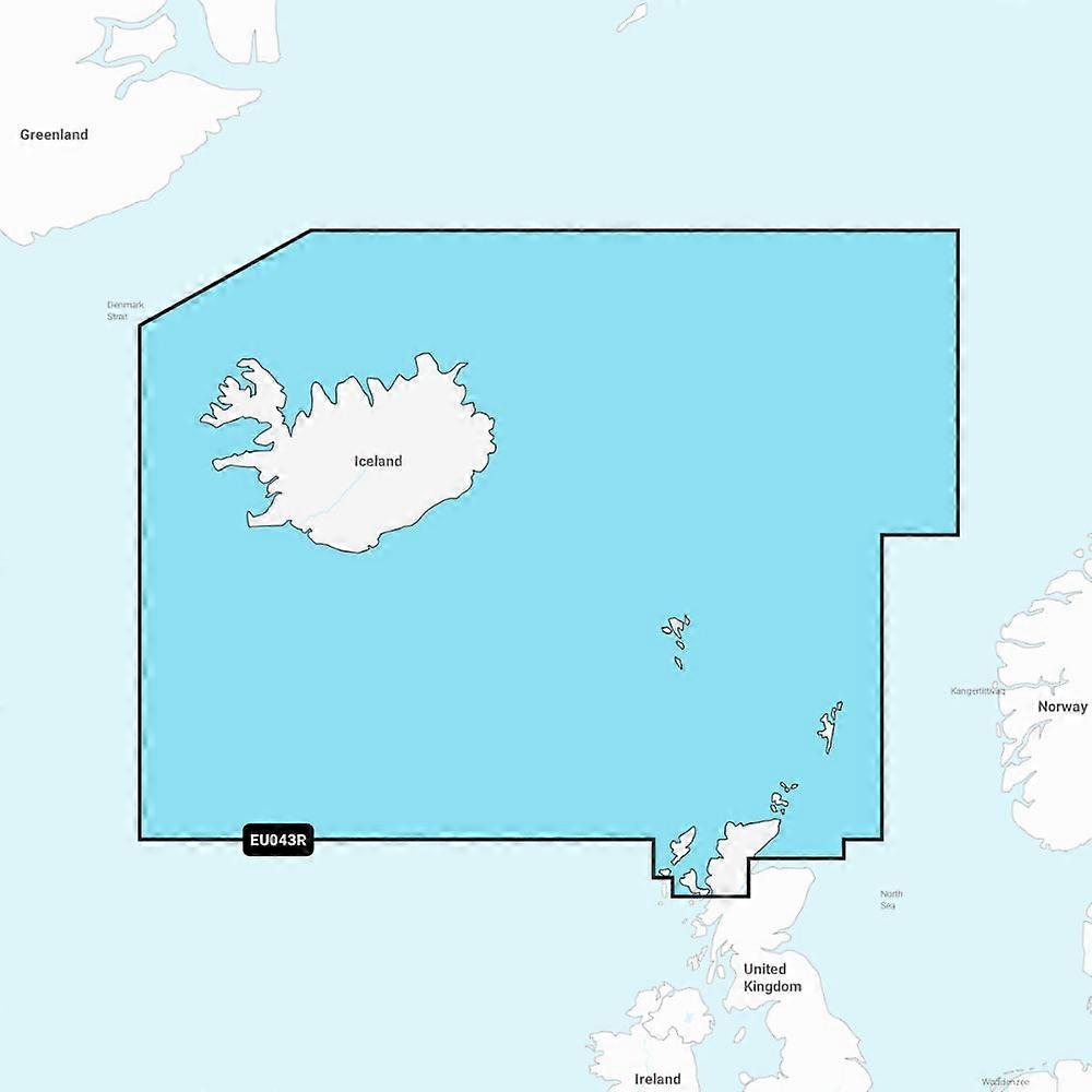 Garmin Navionics+ Chart: Eu043r - Iceland To Orkney