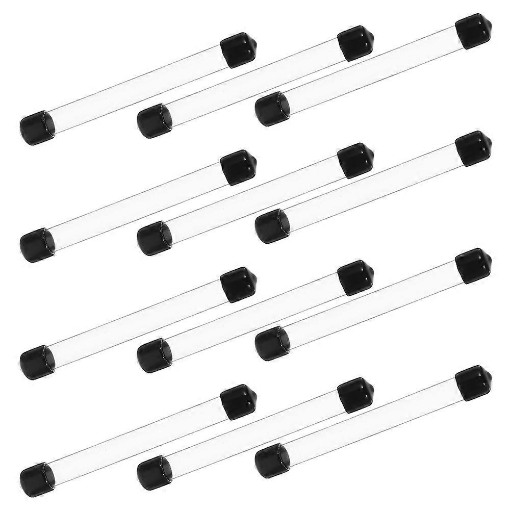 Laboratory Storage Transparent Tubes for Experimental Use with 12Pcs Plastic Tubes