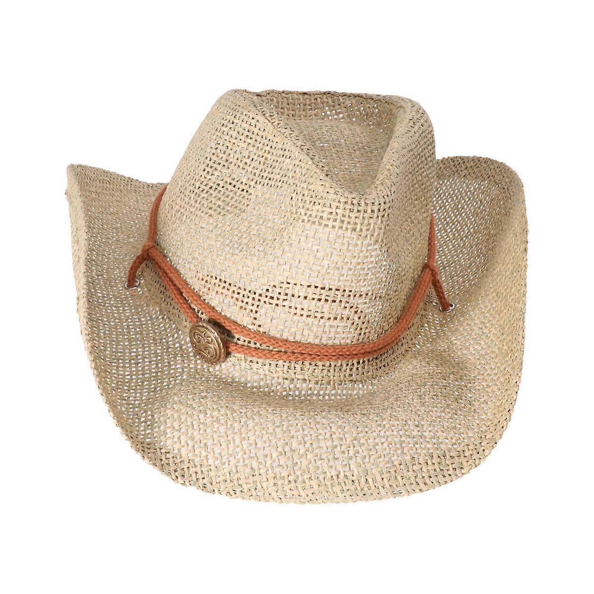 Breathable Sun Hat Wide Brim Straw Material 1Pack