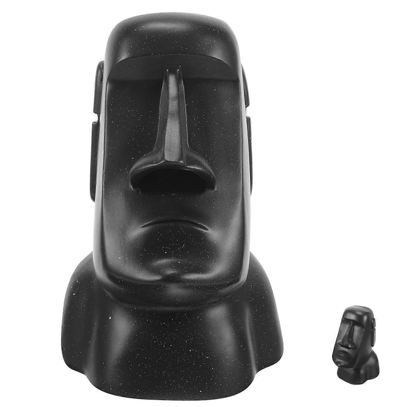 Creative Moai Tissue Box Cover for Holding Tissue Resin