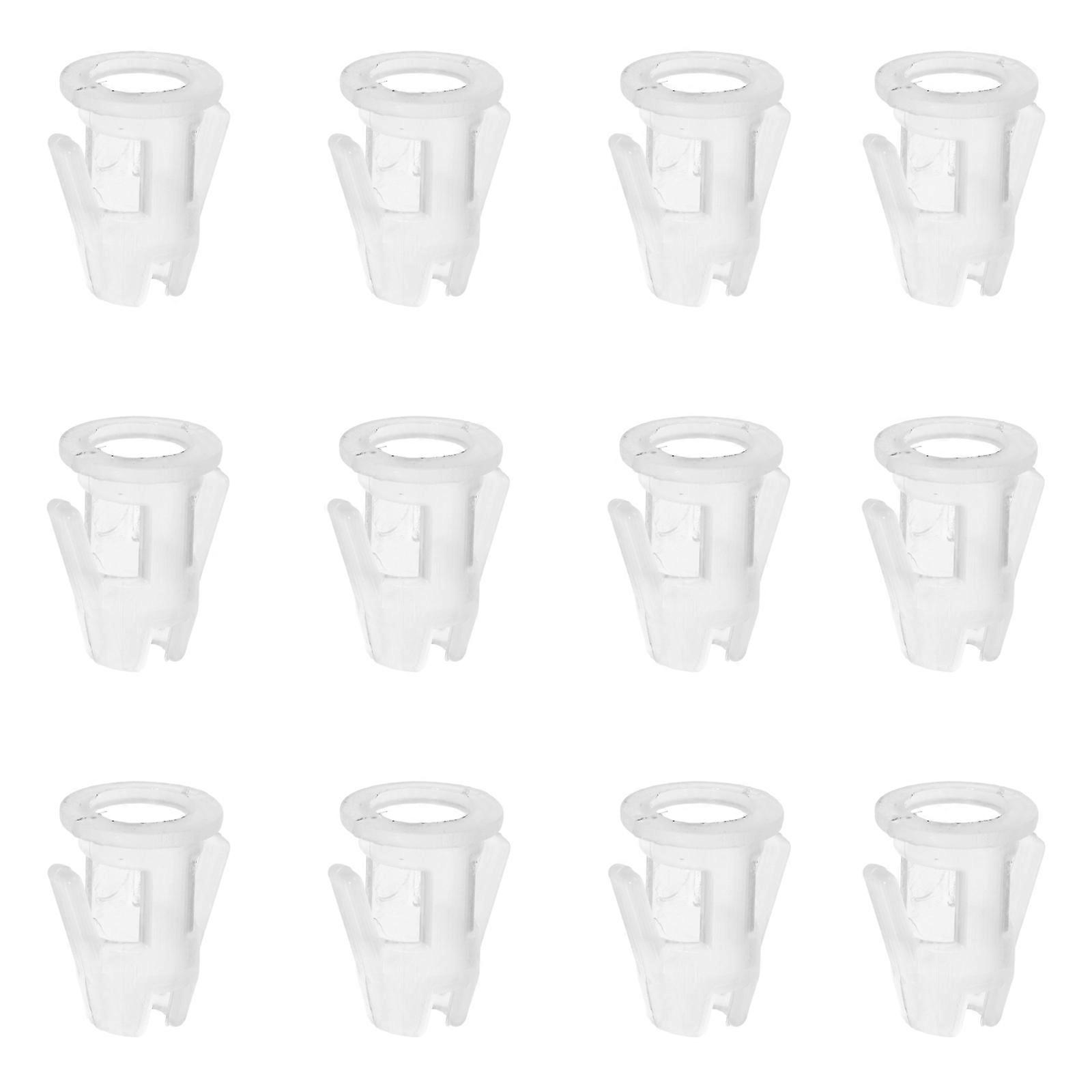 LED Light Socket Cap for Protection Use 200Pcs Transparent Replacement Safety Plugs