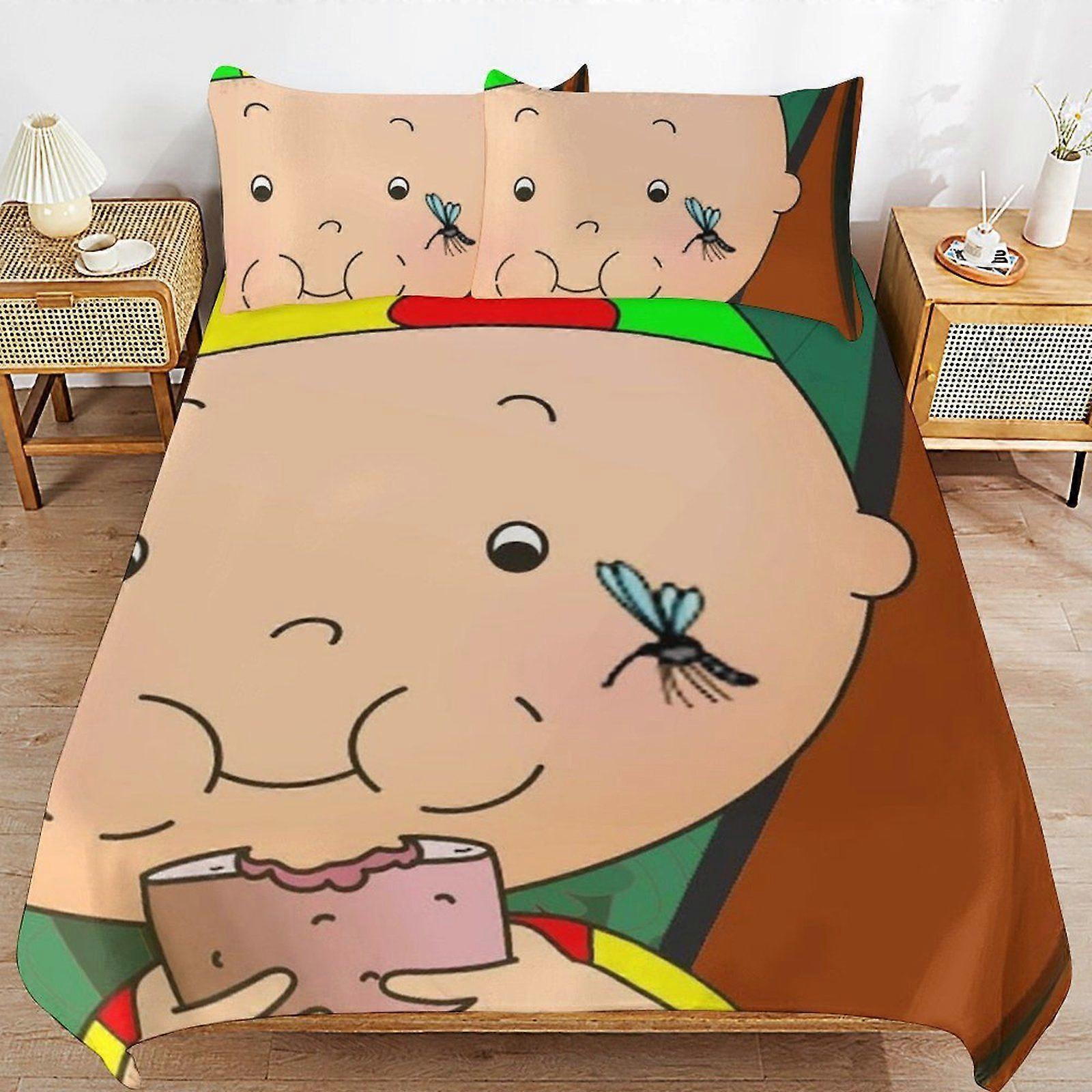S246 Caillou Luxury Handling Daily Rest Machine Friendly Touch Durable Zip Duvet Cover Sets Performance X246