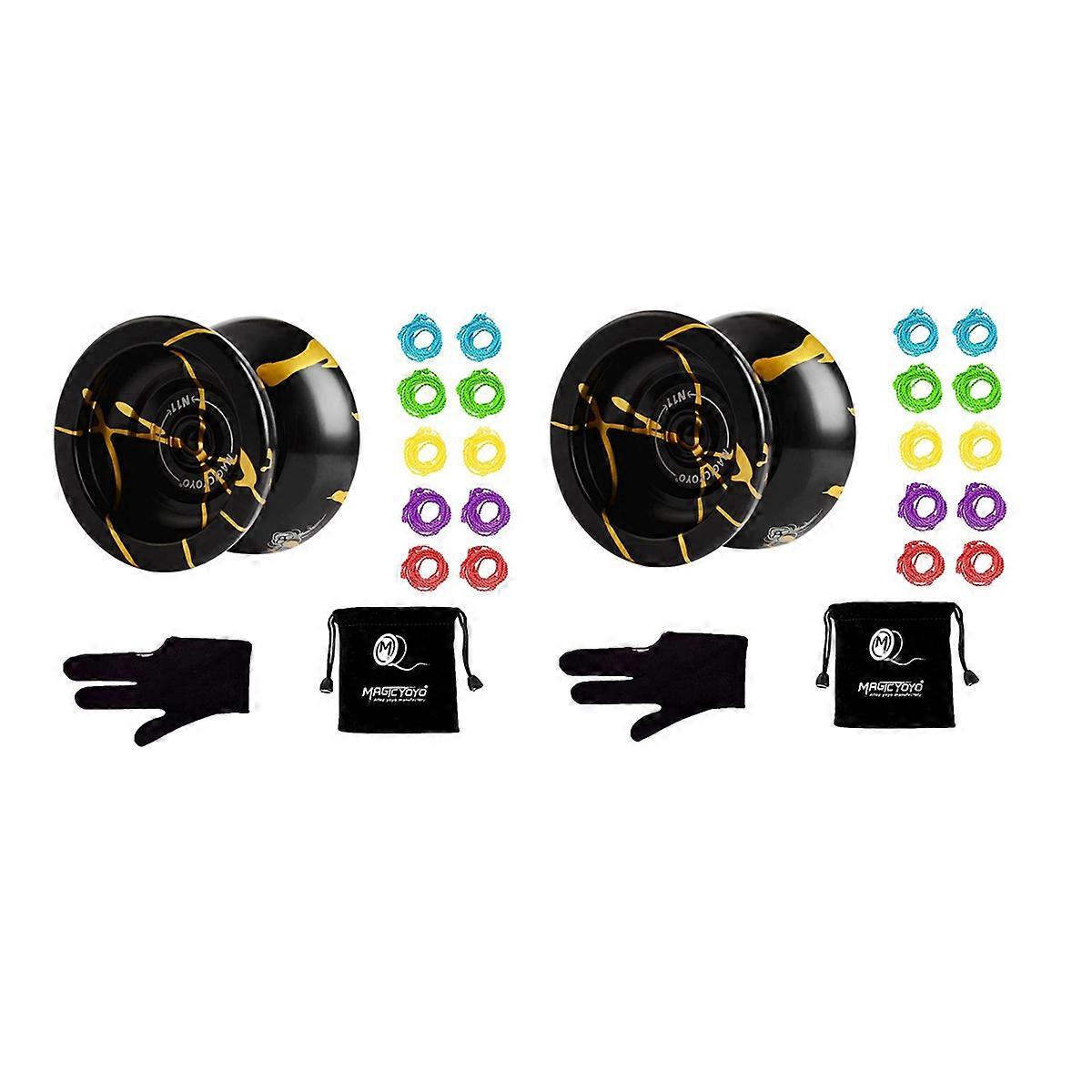  N11 Alloy Aluminum Yoyo Ball with Bag, Glove and 10 Strings