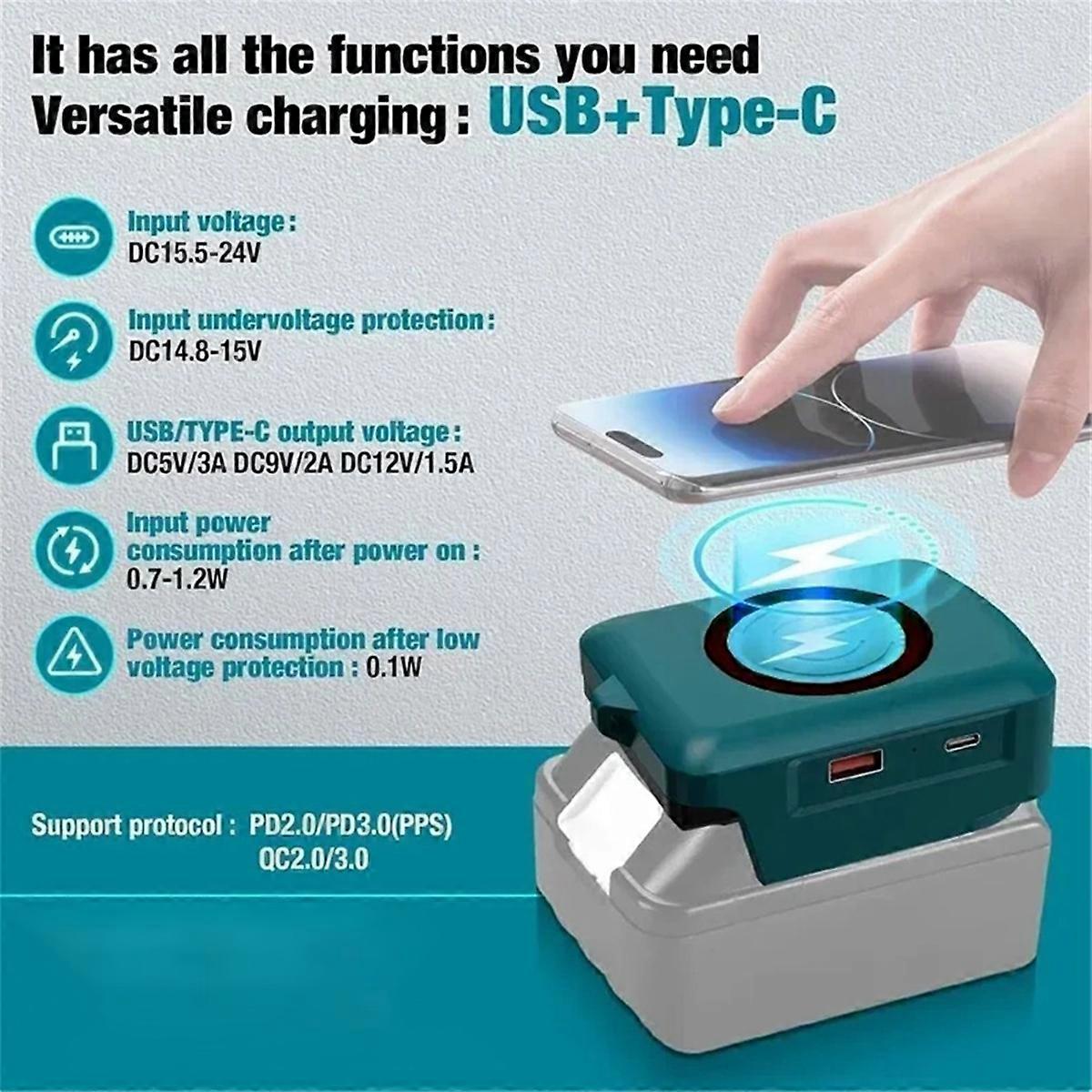 Tool Accessories Wireless Charger for 18V Li-Ion Battery