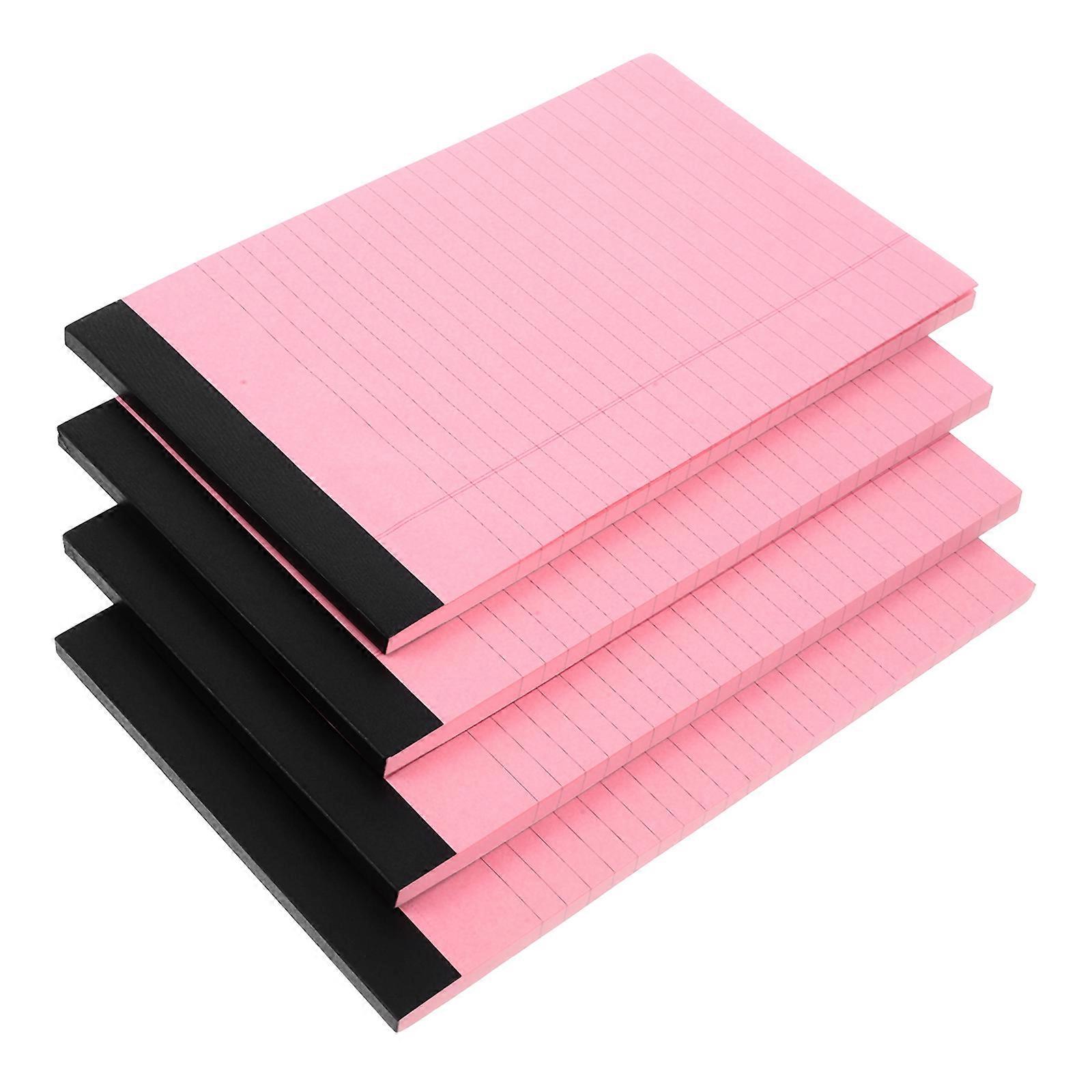 Lined Notepad Legal Pad for Daily Use 8Pcs Pink Paper Memo Pad