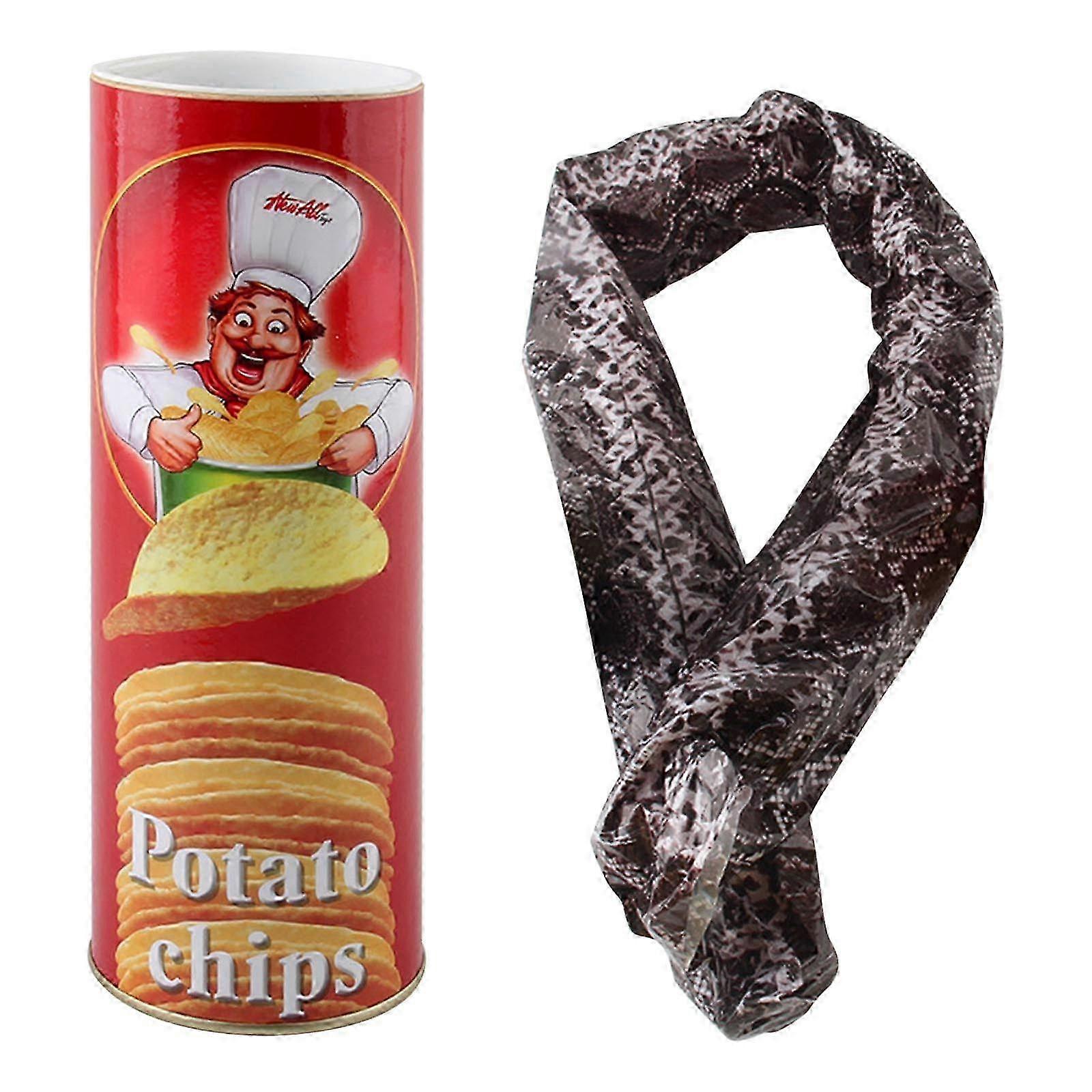 Potato Chip Snake Prank Toy for Kids - Funny Surprise Can Playsets