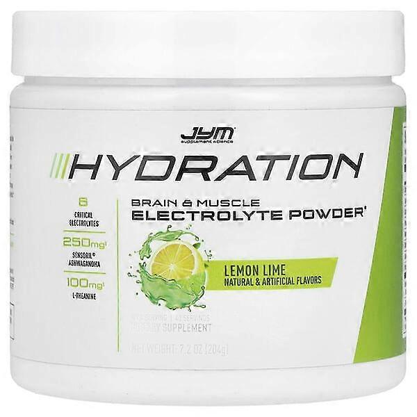JYM Supplement Science, Hydration, Electrolyte Powder, Lemon Lime, 7.2 oz (204 g)