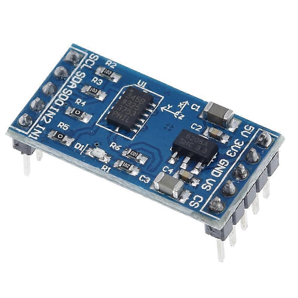 Digital 3Axis Acceleration of Gravity Tilt Module, LowPower Sensor, IIC/SPI Transmission, Microcontroller Compatible