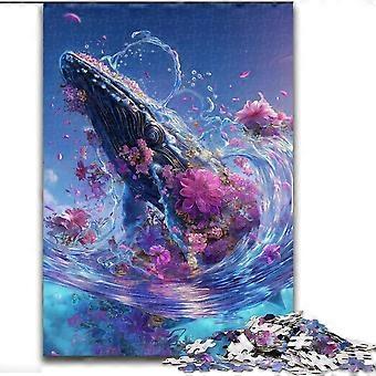 Magical Whale Jigsaw Puzzle for Adults And Teenagers, Challenging Game And Family Play Birthday Present, Gifts, Wall Art - PT 401