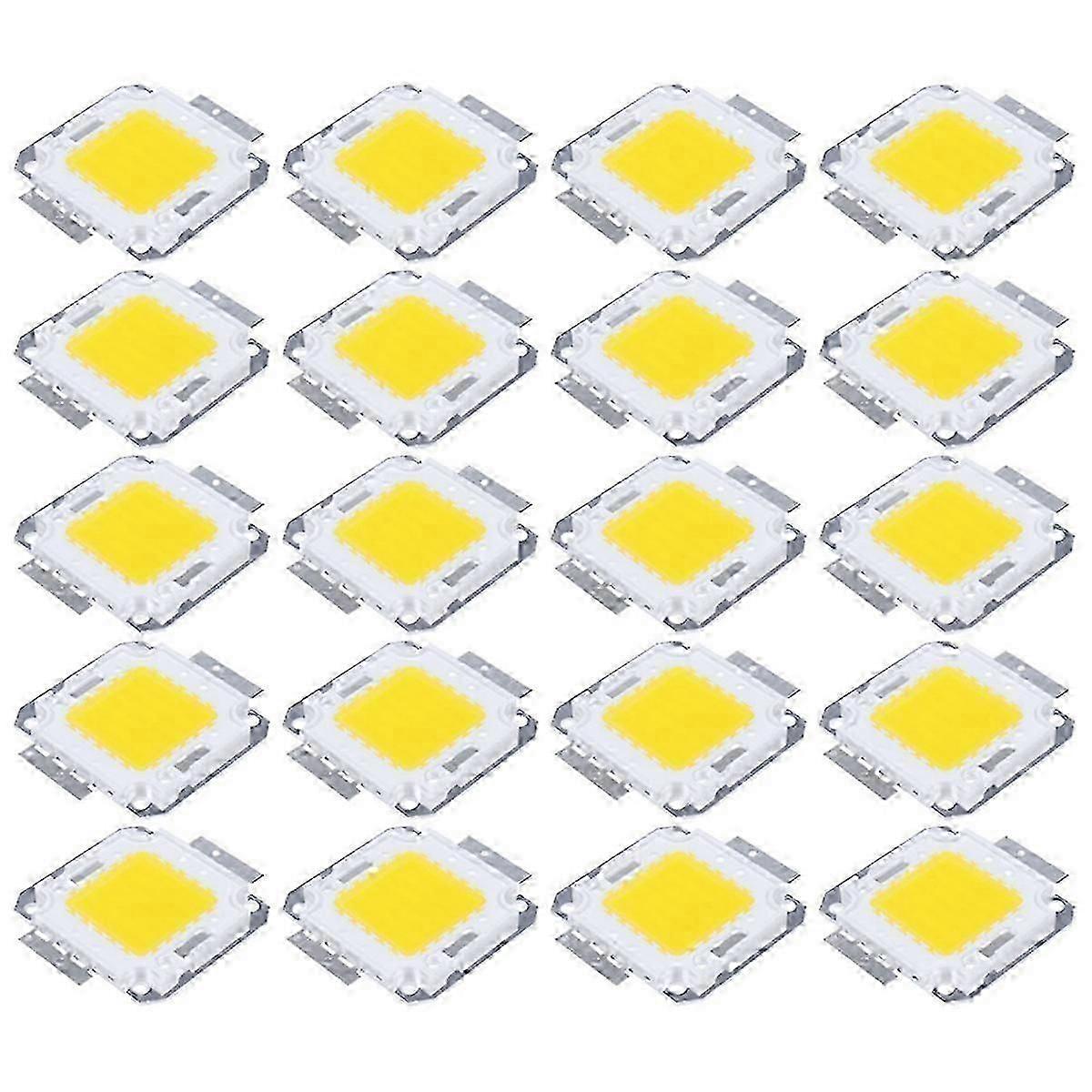 20X 3800LM 50W LED Chip Bulb Lamp Light Warm White High Power DIY