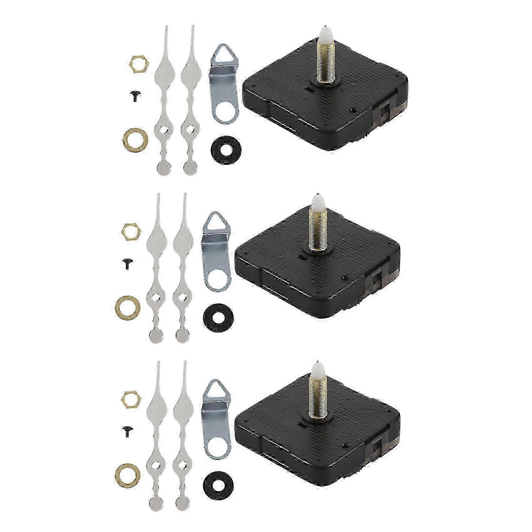 25-26 Long Spindle Clock Mechanism Movement 3/5 Inch Maximum Dial Thickness