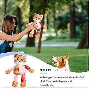Stuffed Dog Toys Crinkle Squeakers Squeaky Plush Dog Toy for Small Medium Large Breed Puppy Chewing Teeth CleaningKeep A