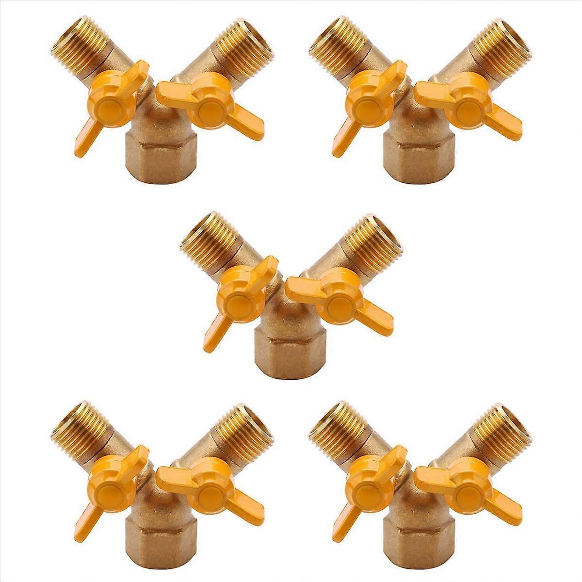 2 Paths Double Tap Adapter 1 /2 Inch Garden Watering Tap Adapter